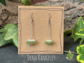 Natural Norfolk sea glass earrings