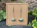 Natural Norfolk sea glass earrings
