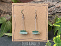 Natural Norfolk Sea glass earrings