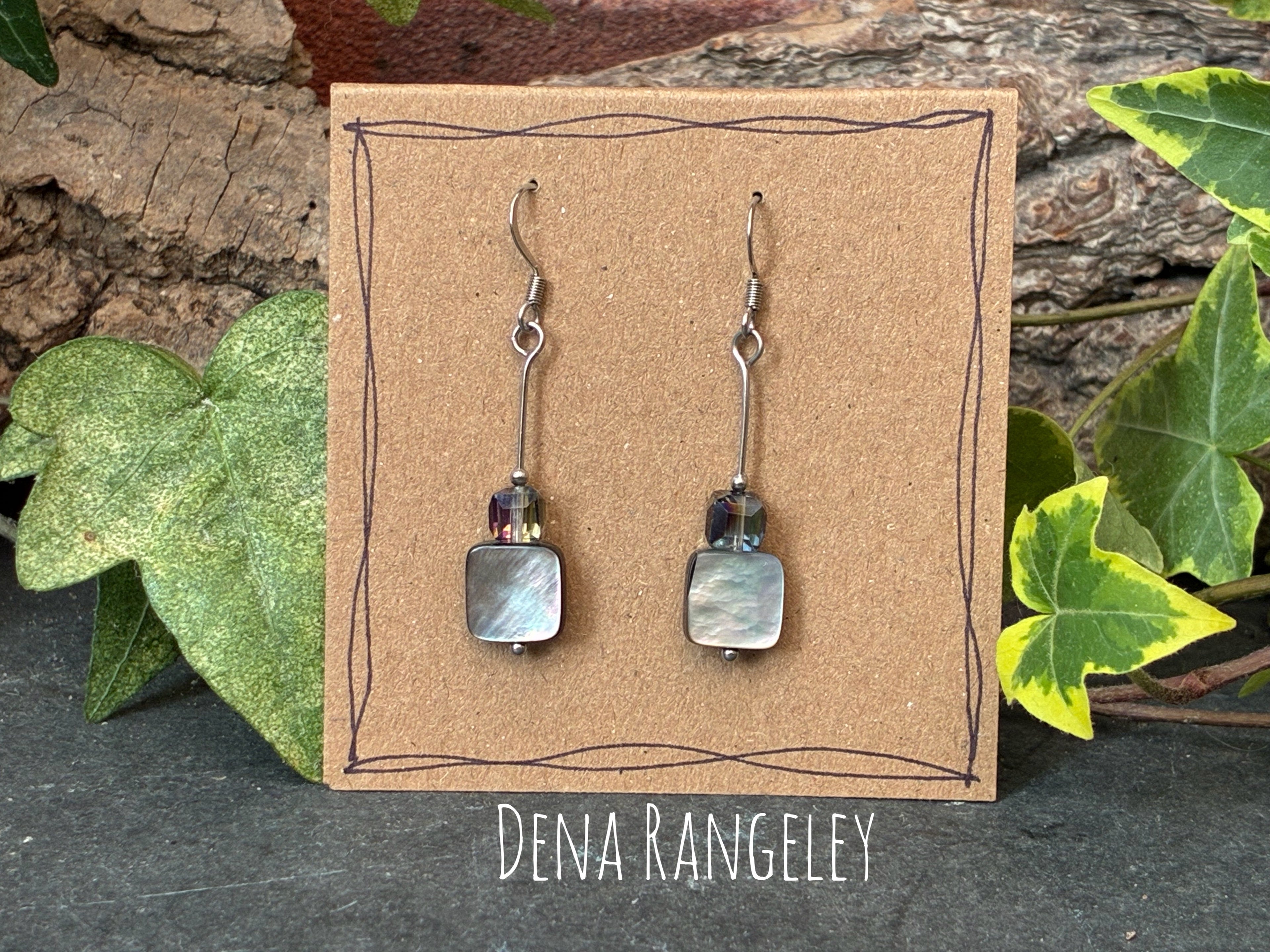 Elegant dangle earrings