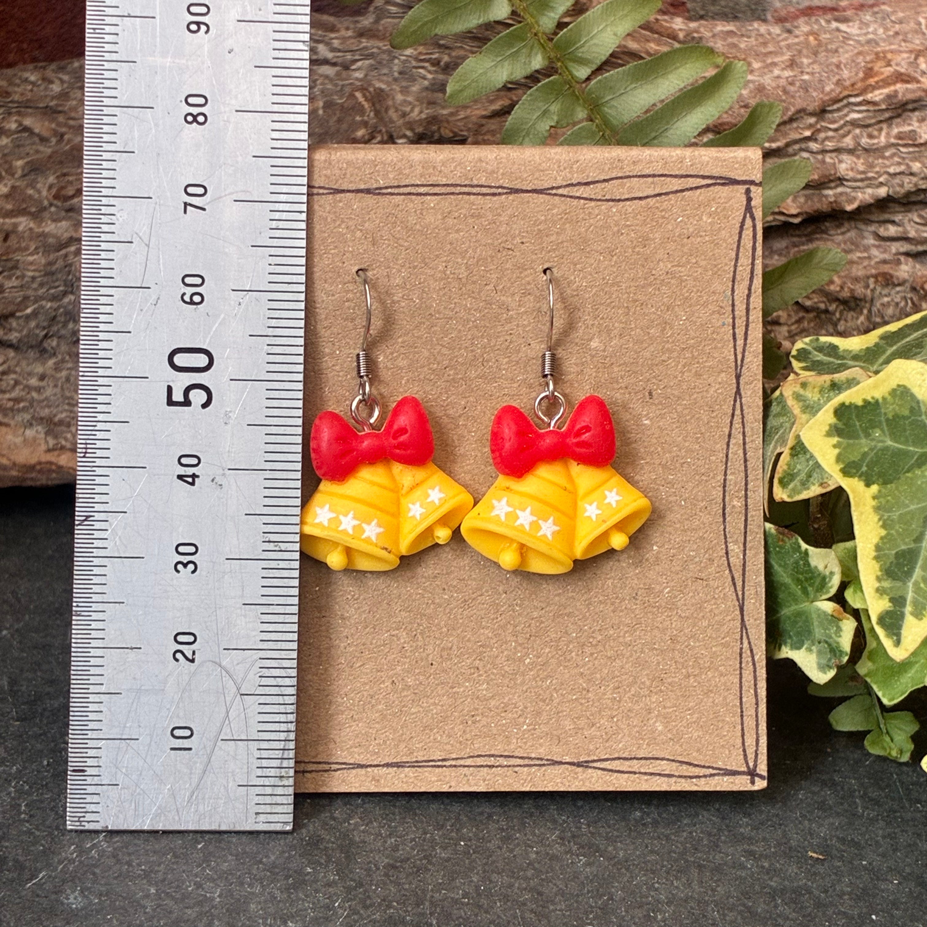 Christmas bells earrings