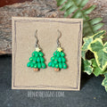 Christmas tree earrings