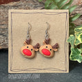 Christmas reindeer earrings
