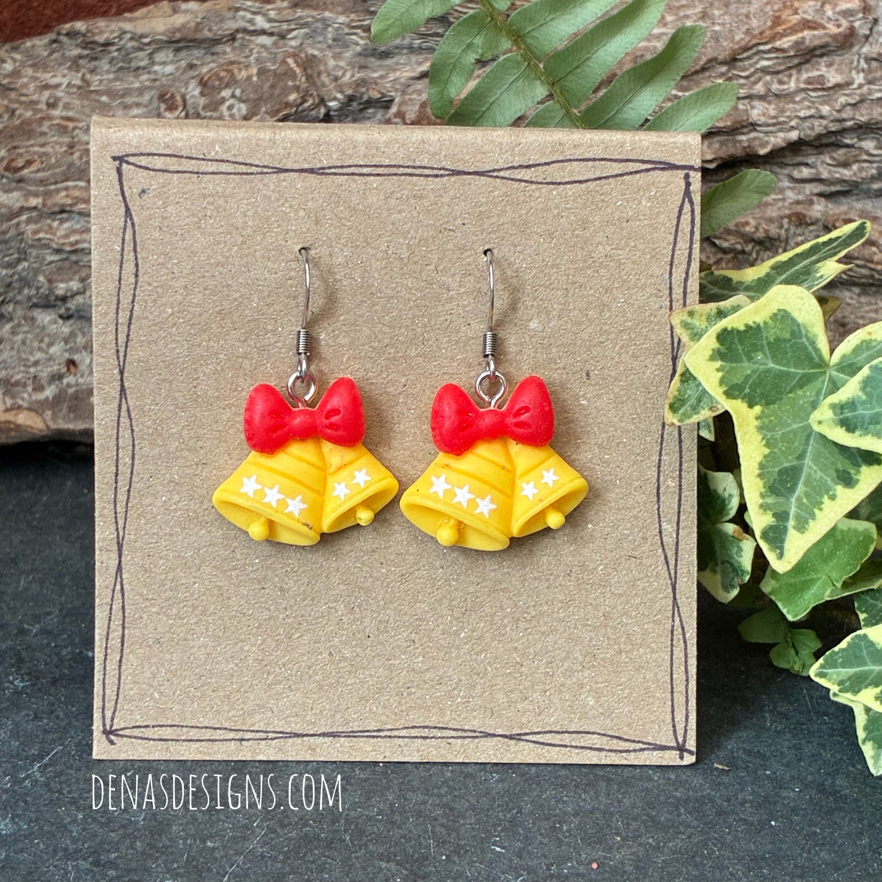 Christmas bells earrings