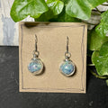 Bauble earrings, holographic glitter filled earrings #155