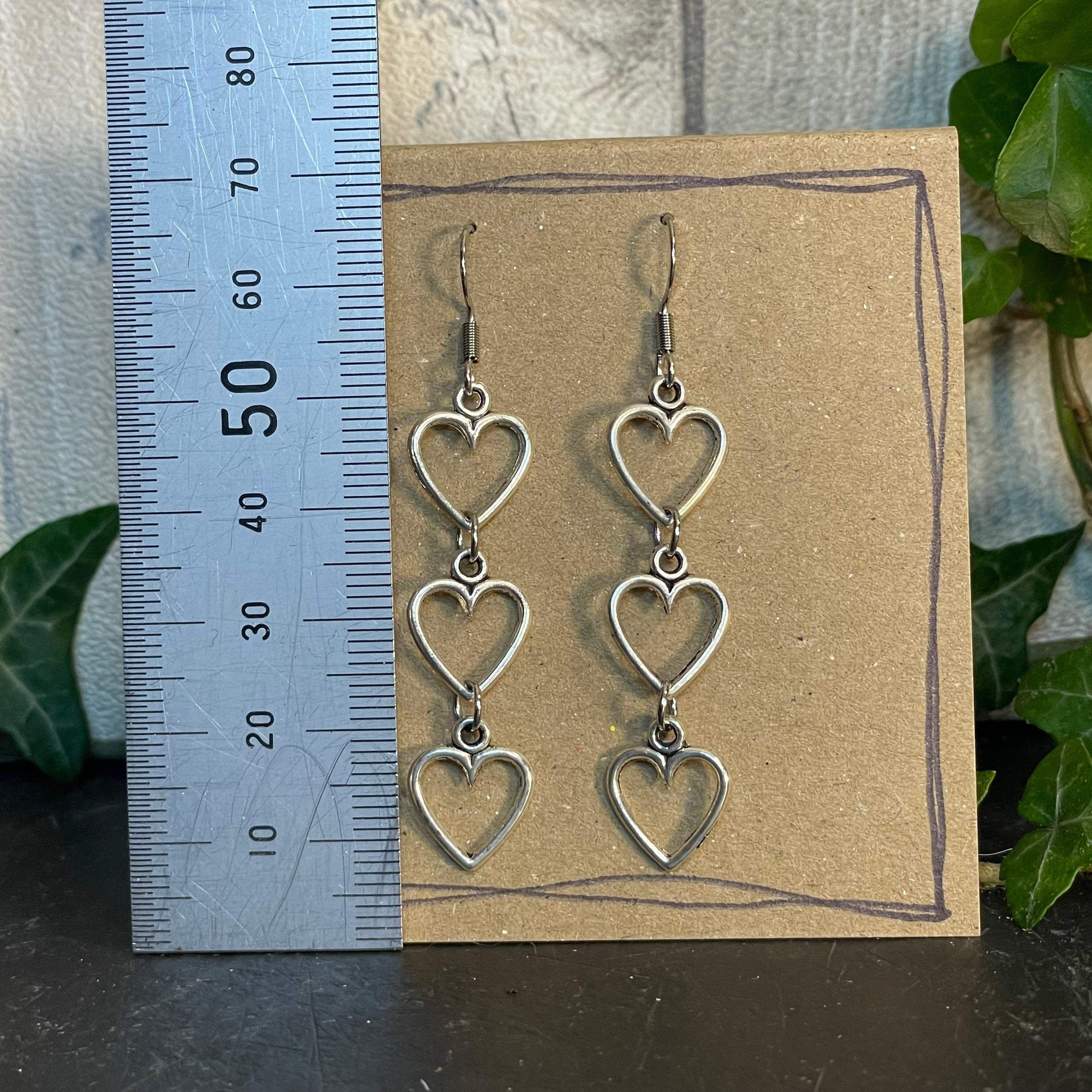 String of hearts earrings #28