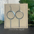 Stainless steel geometrical earrings #87
