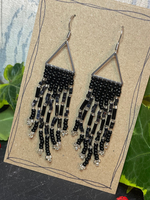 Beaded earrings #67