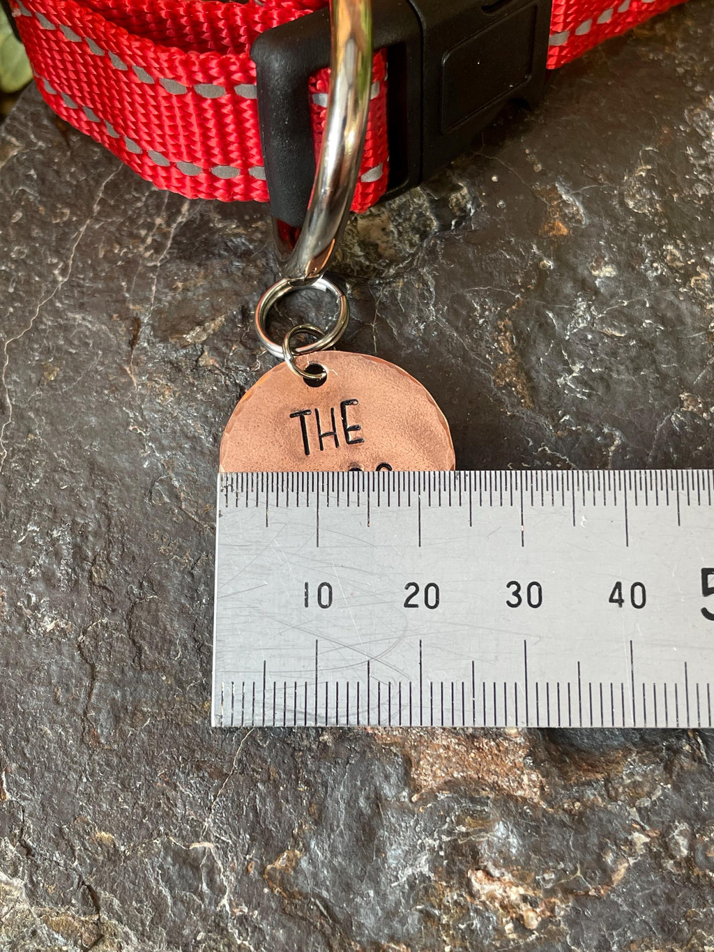 The Boss dog tag. Novelty dog tag
