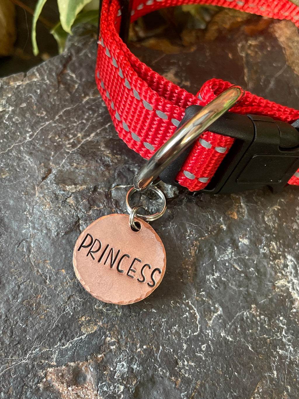 Princess dog tag. Novelty dog tag. Princess charm