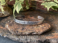 Hand stamped cuff bracelet. Fucking awesome cuff bracelet. Aluminium cuff bracelet. Inspiring cuff bracelet