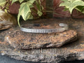 Hand stamped cuff bracelet. Hammered cuff bracelet. Aluminium cuff bracelet. Hammered bracelet. Textured bracelet