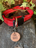 The Boss dog tag. Novelty dog tag