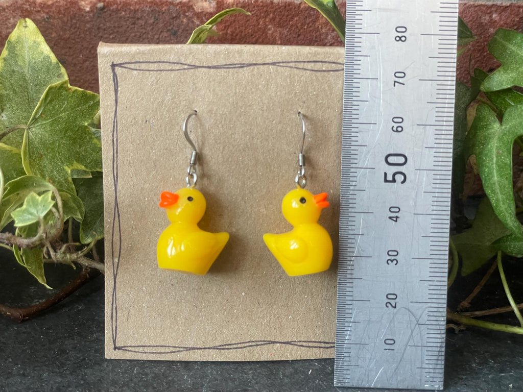 Novelty duck earrings. #141
